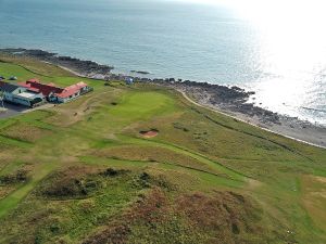 Royal Porthcawl 18th Aerial Finish